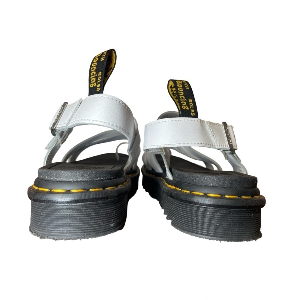 Dr. Martens Avry Hydro Leather Platform Sandals – White – Women’s 10 - Picture 5 of 16